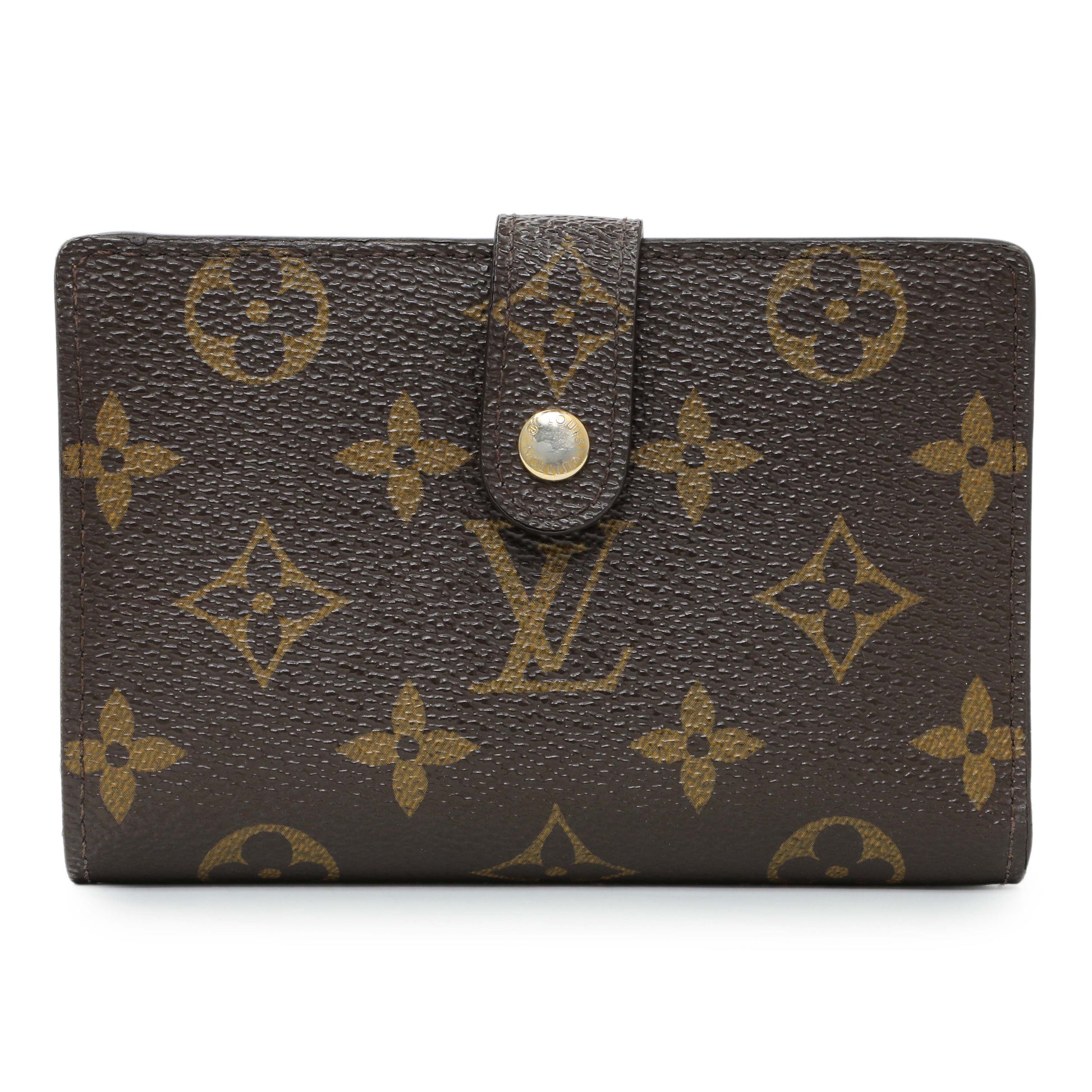 Exclusive Louis Vuitton Monogram French Purse Wallet — Front View