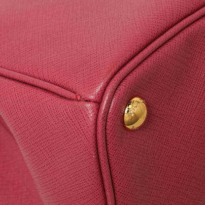 Exclusive Prada Bruyere Saffiano Large Galleria Double Zip Tote — Top View