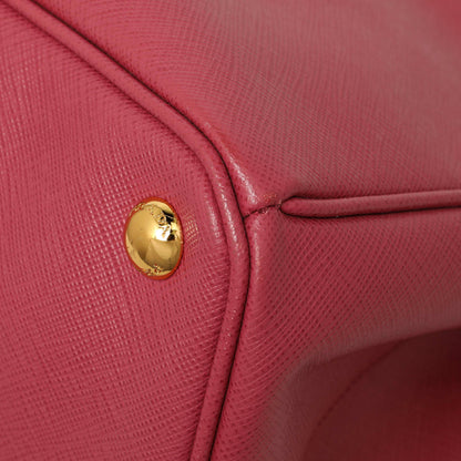 Exclusive Prada Bruyere Saffiano Large Galleria Double Zip Tote — Detail View