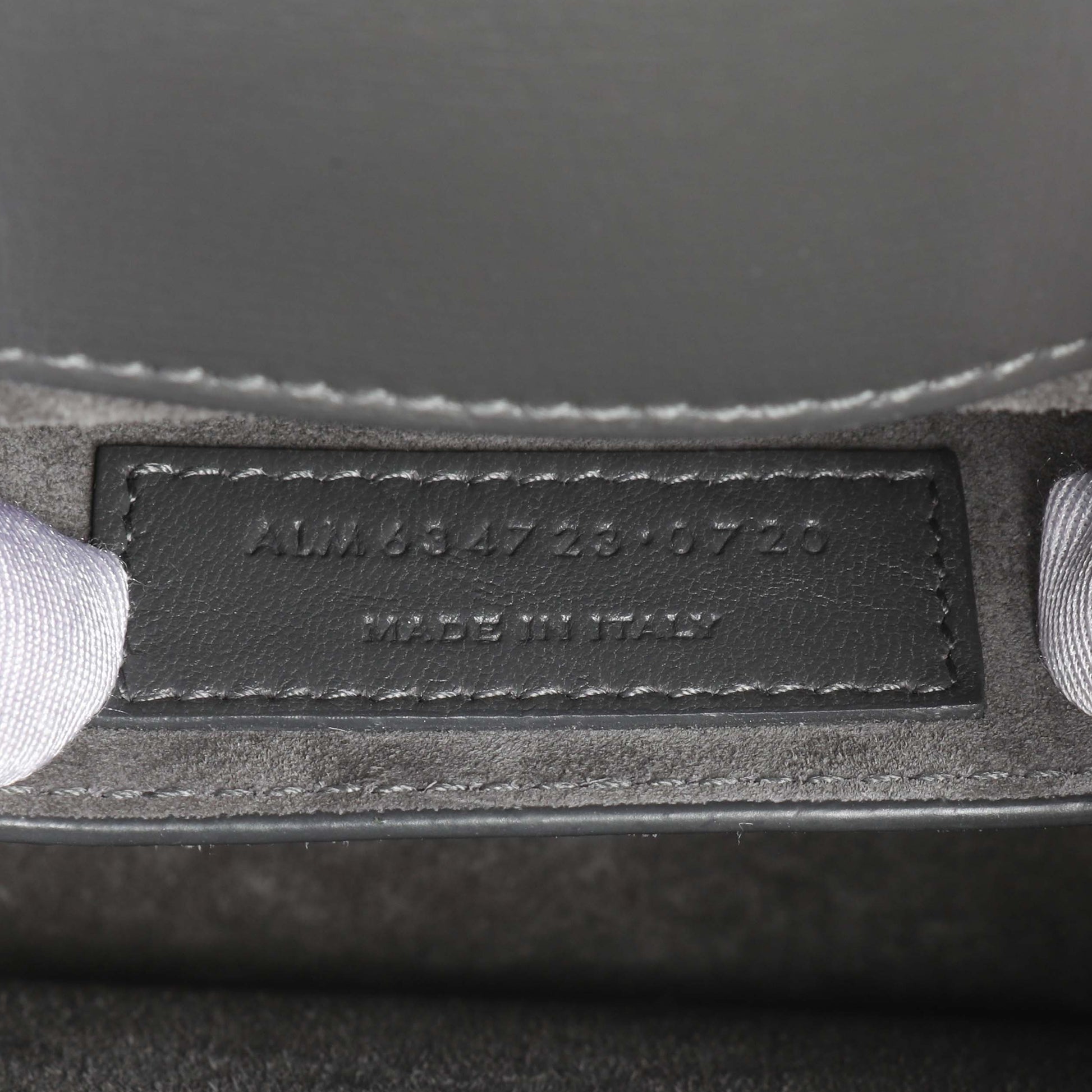Exclusive Saint Laurent Grey Calfskin Medium Monogram Sunset — Alternate View 12