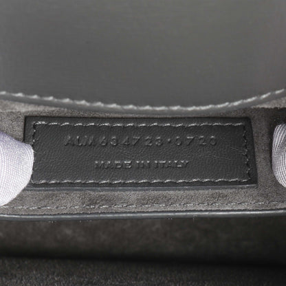 Exclusive Saint Laurent Grey Calfskin Medium Monogram Sunset — Alternate View 12