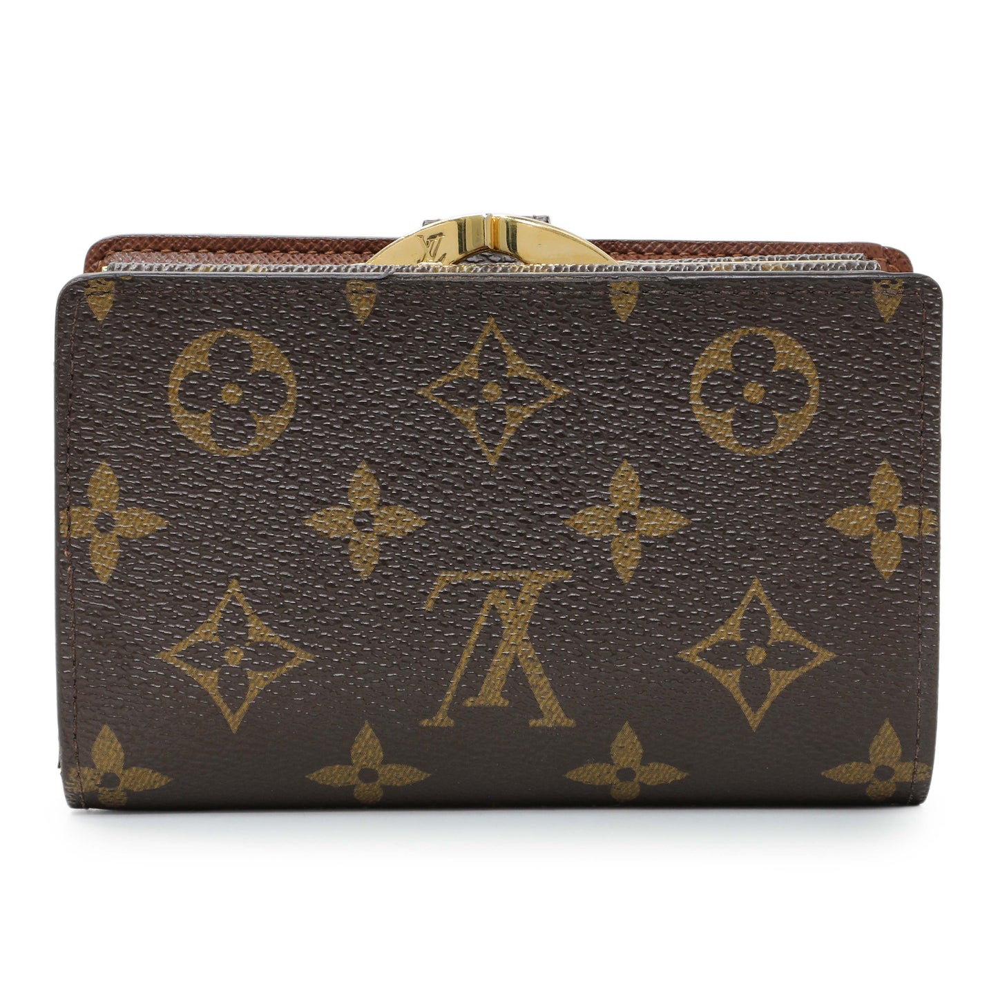 Exclusive Louis Vuitton Monogram French Purse Wallet — Side View