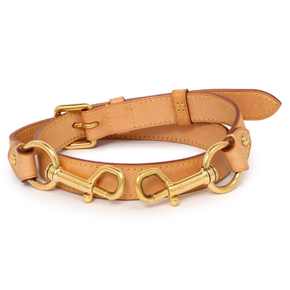 Exclusive Louis Vuitton Vachetta 25mm Adjustable Shoulder Strap — Front View