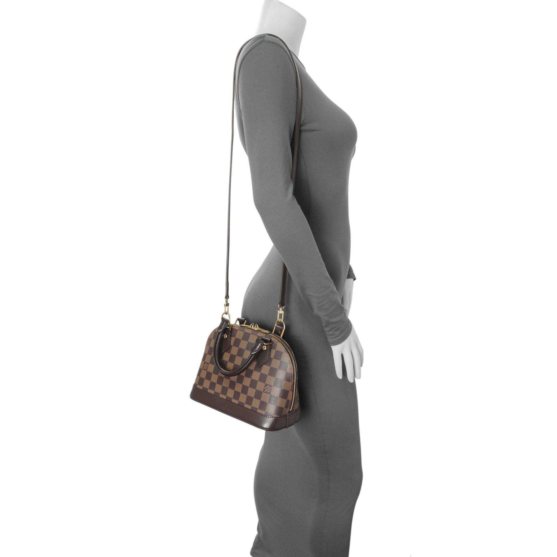 Exclusive Louis Vuitton Damier Ebene Alma BB — Alternate View 10