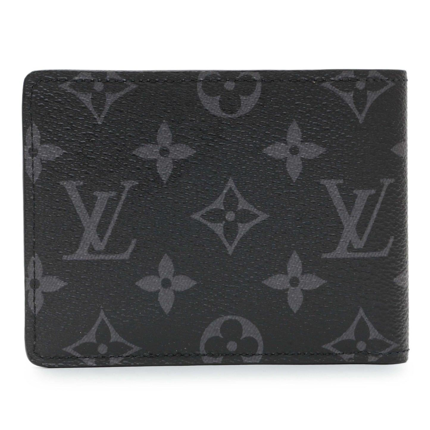 Exclusive Louis Vuitton Monogram Eclipse Multiple Wallet — Side View