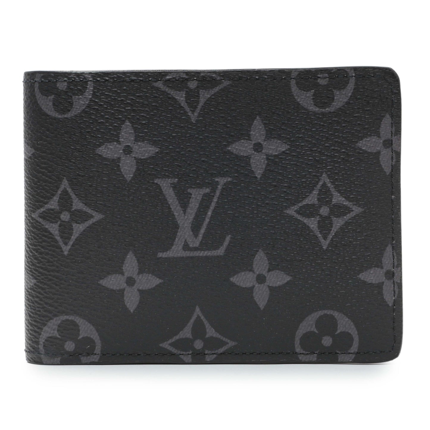 Exclusive Louis Vuitton Monogram Eclipse Multiple Wallet — Front View