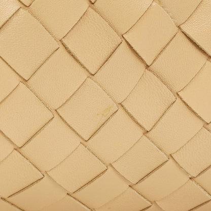 Exclusive Bottega Veneta Almond Nappa Maxi Intrecciato The Pouch Oversized Clutch — Alternate View 7