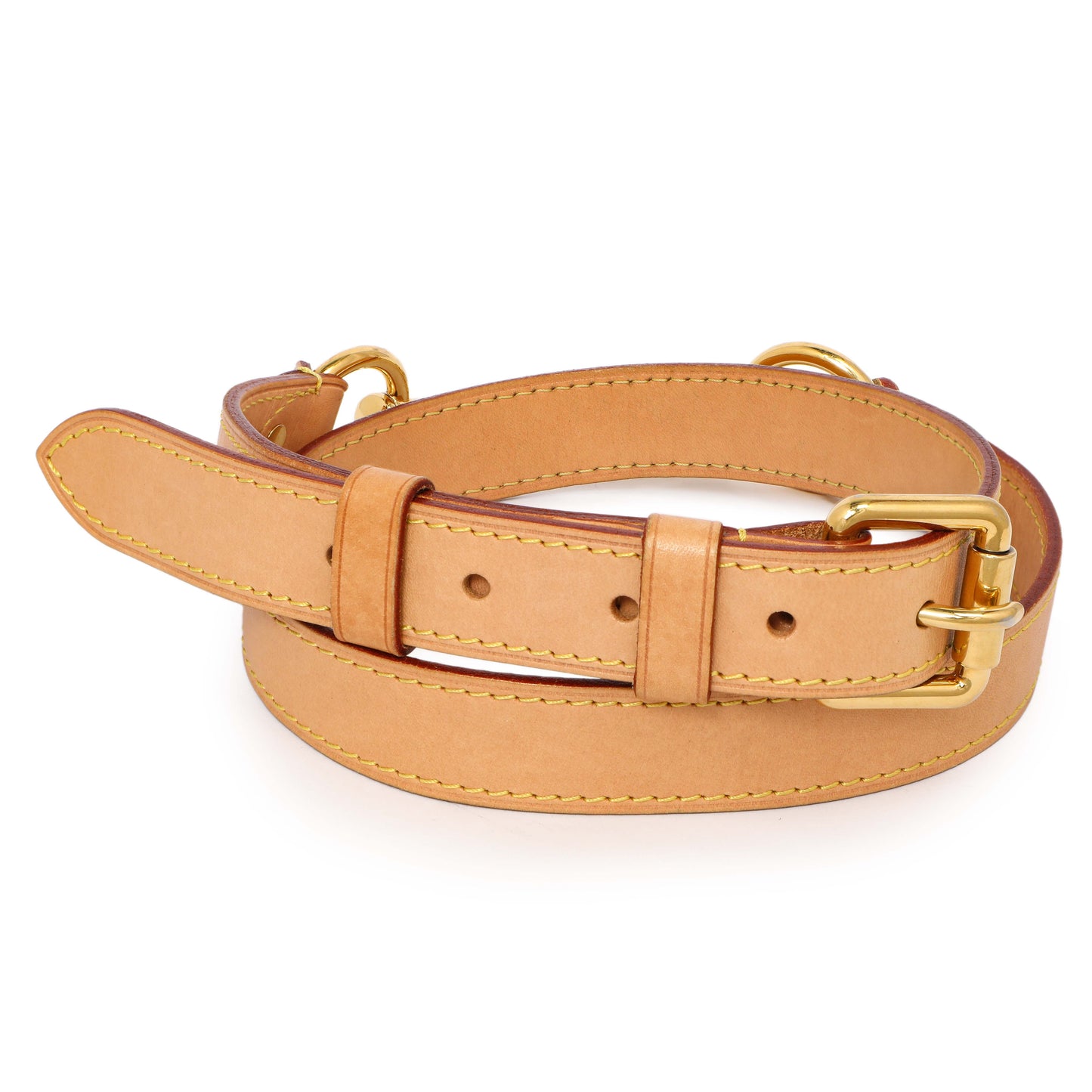 Exclusive Louis Vuitton Vachetta 25mm Adjustable Shoulder Strap — Side View