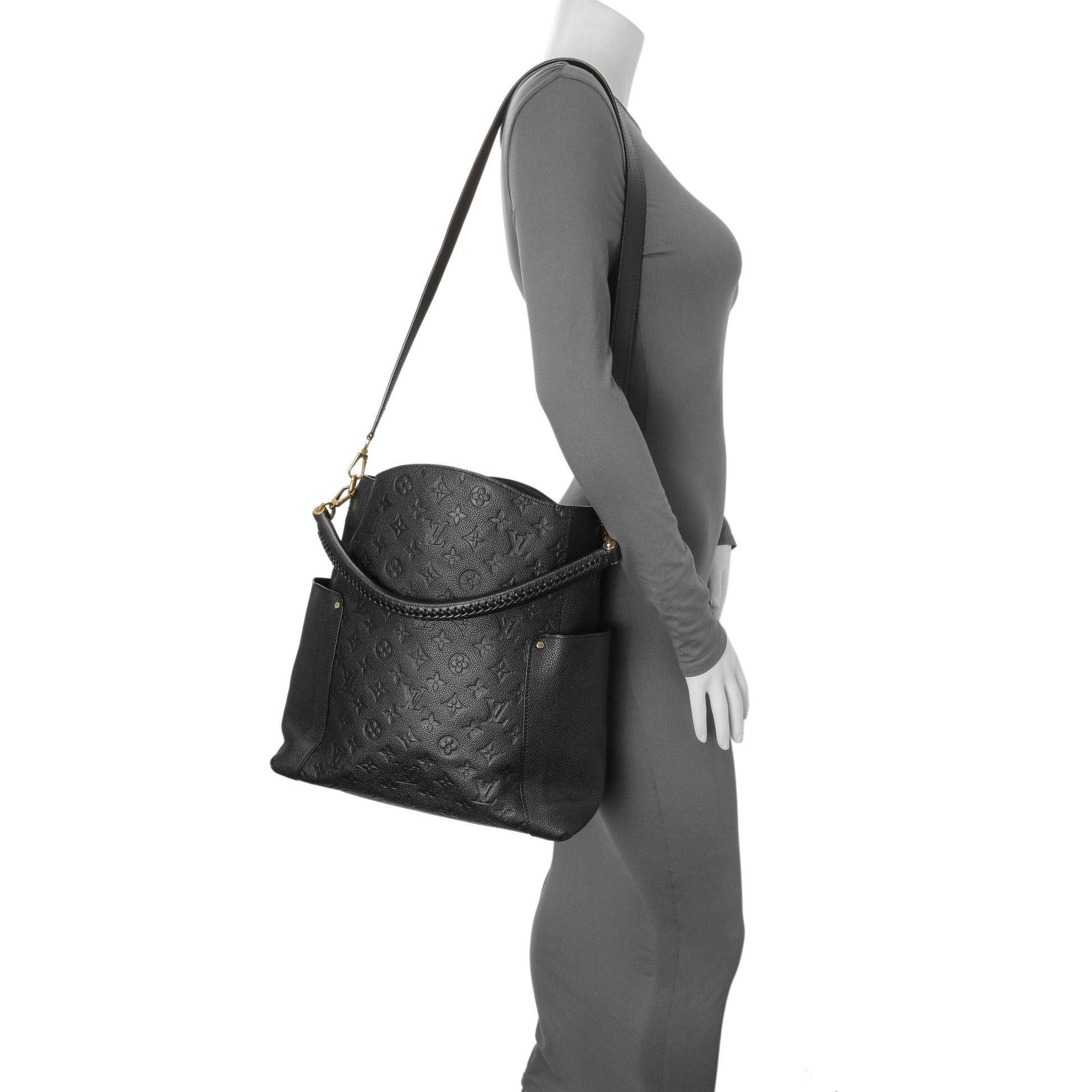 Exclusive Louis Vuitton Black Empreinte Bagatelle — Alternate View 7