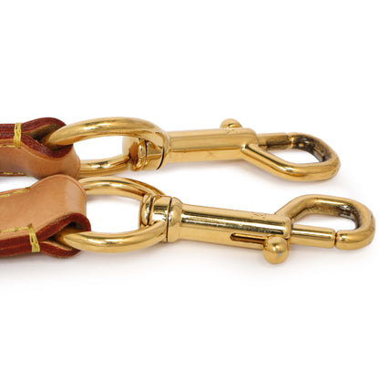 Exclusive Louis Vuitton Vachetta 25mm Adjustable Shoulder Strap — Back View