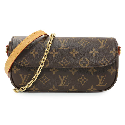 Exclusive Louis Vuitton Monogram Ivy Wallet On Chain — Front View