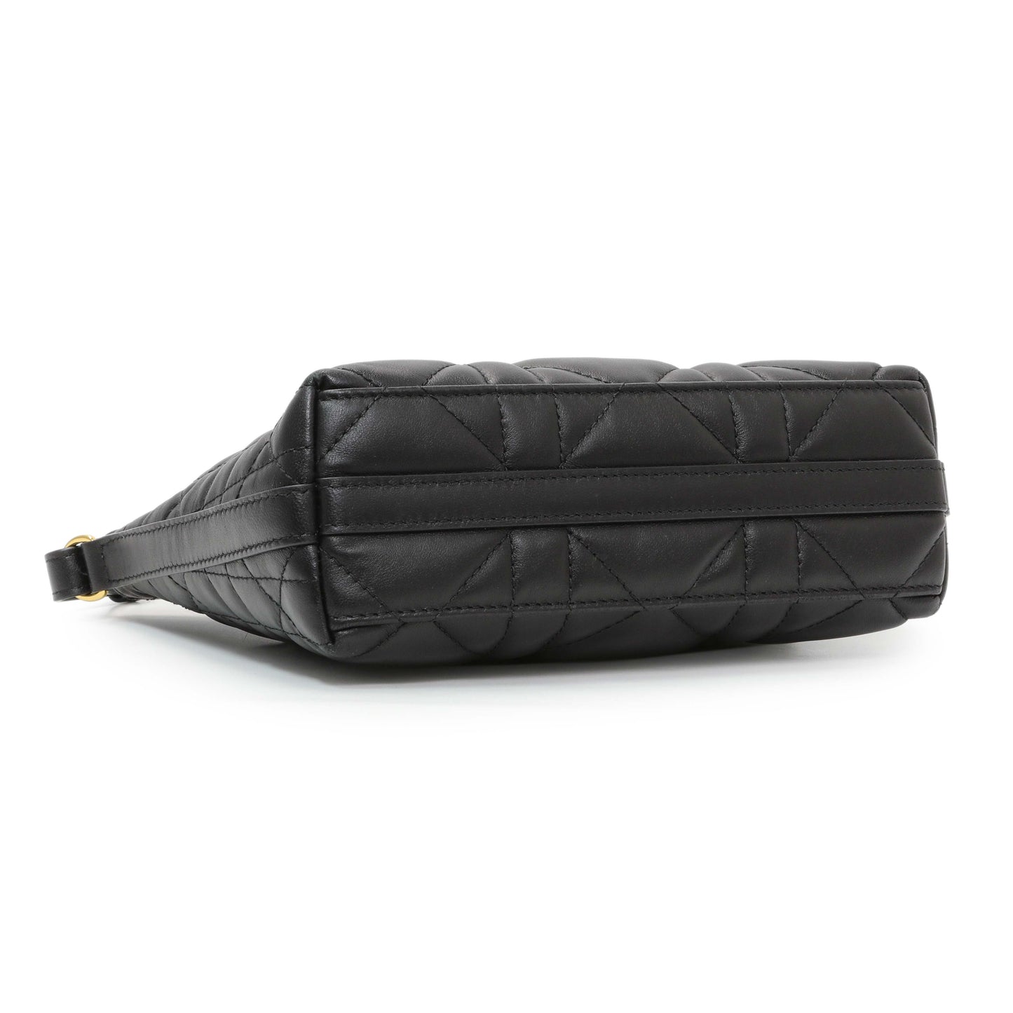 Exclusive Christian Dior Black Miss Caro Diorling Mini Bag with Chain — Back View