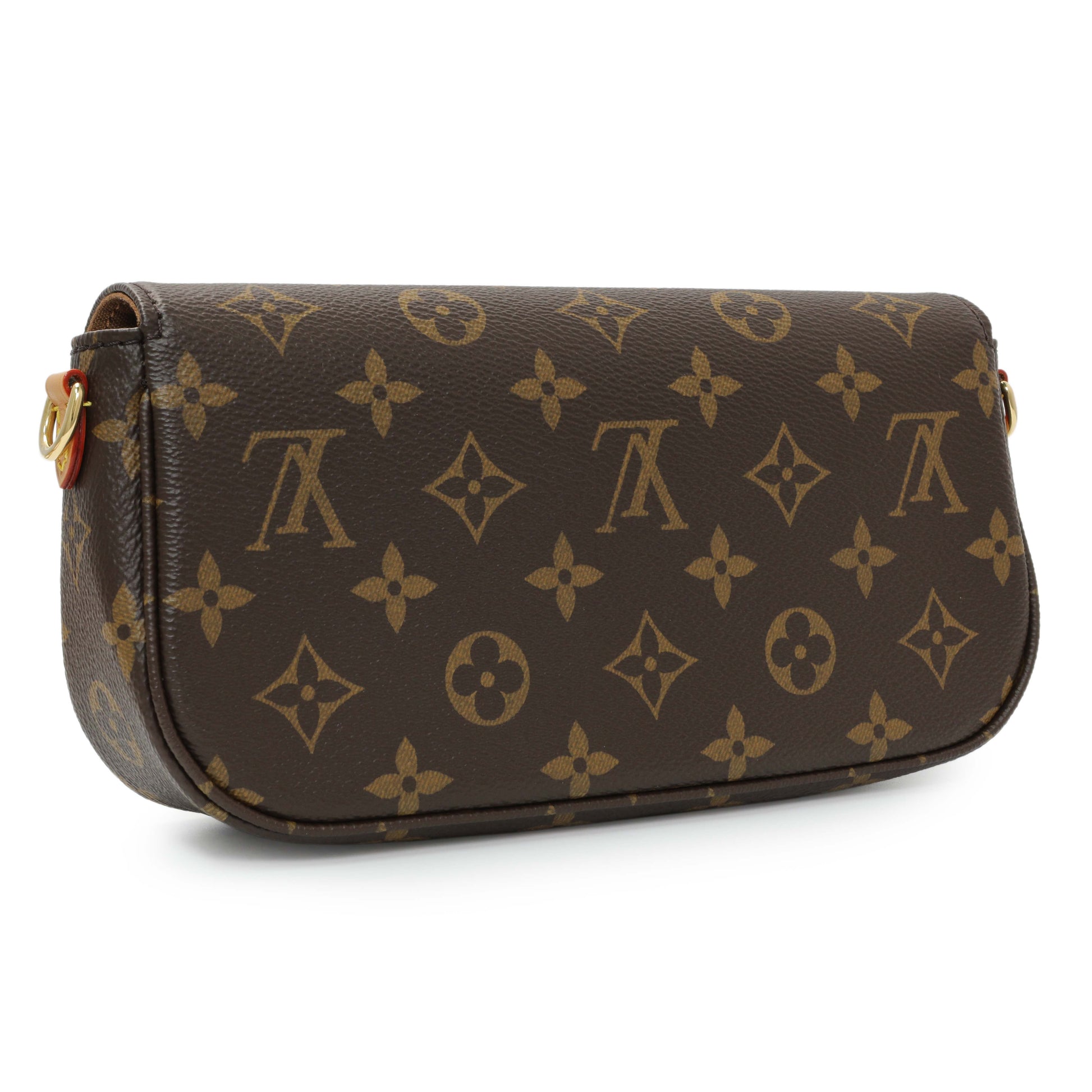 Exclusive Louis Vuitton Monogram Ivy Wallet On Chain — Side View