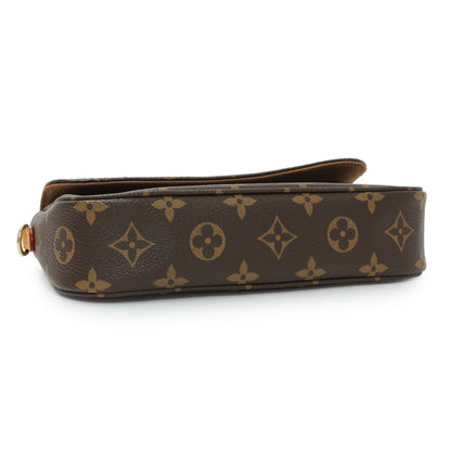 Exclusive Louis Vuitton Monogram Ivy Wallet On Chain — Back View