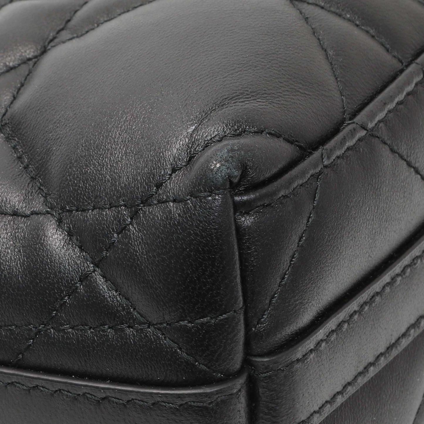 Exclusive Christian Dior Black Miss Caro Diorling Mini Bag with Chain — Top View