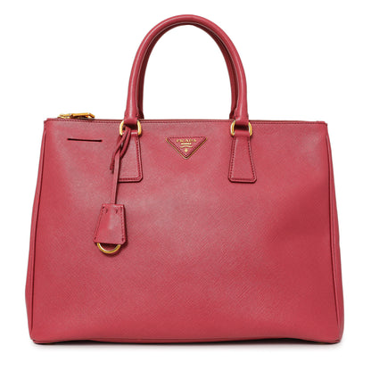 Exclusive Prada Bruyere Saffiano Large Galleria Double Zip Tote — Front View