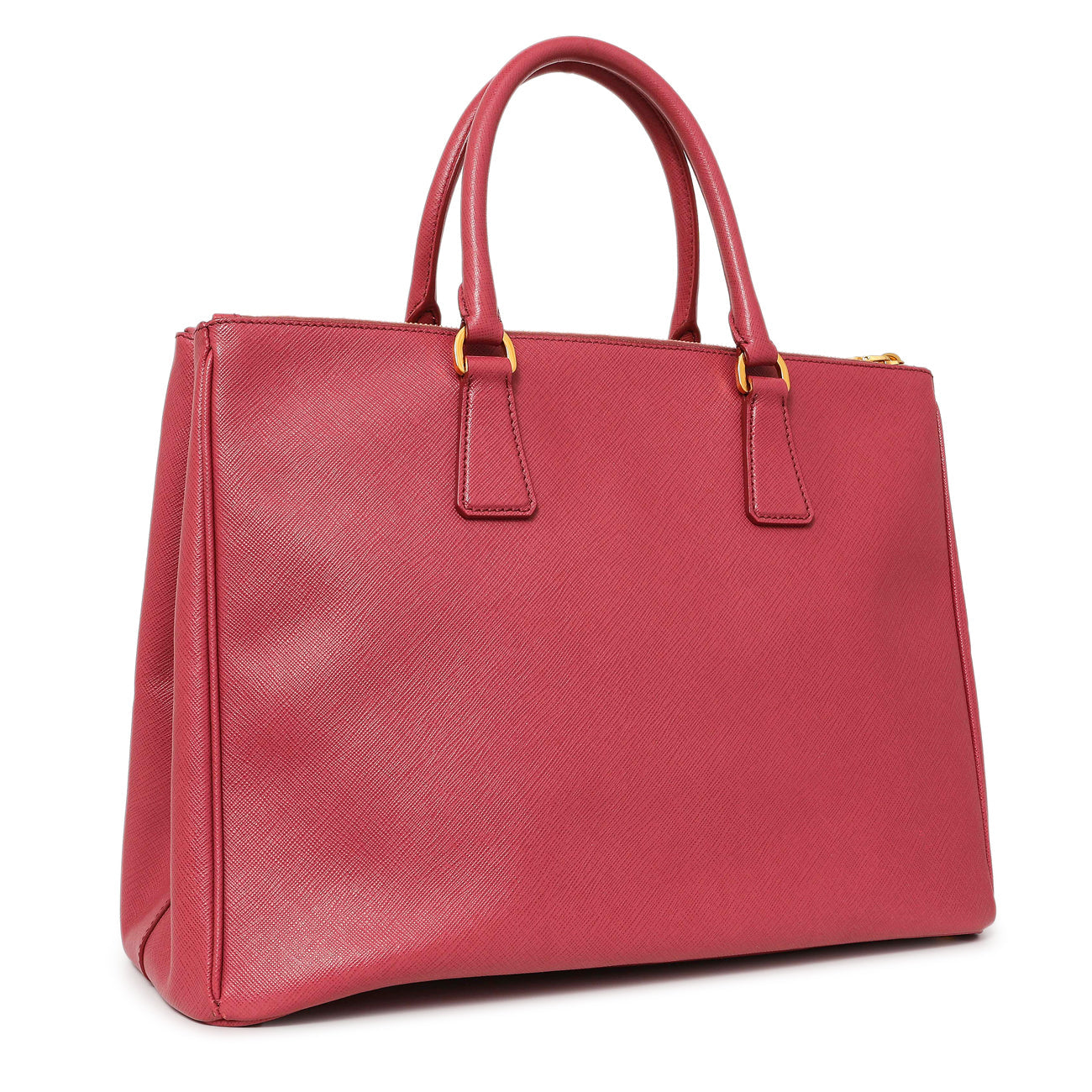 Exclusive Prada Bruyere Saffiano Large Galleria Double Zip Tote — Side View