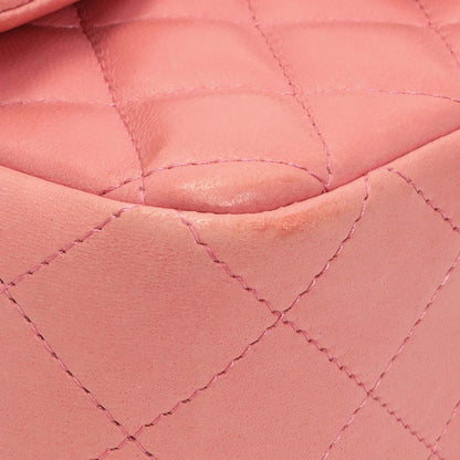 Exclusive Chanel Pink Quilted Lambskin Mini Rectangular Flap — Top View