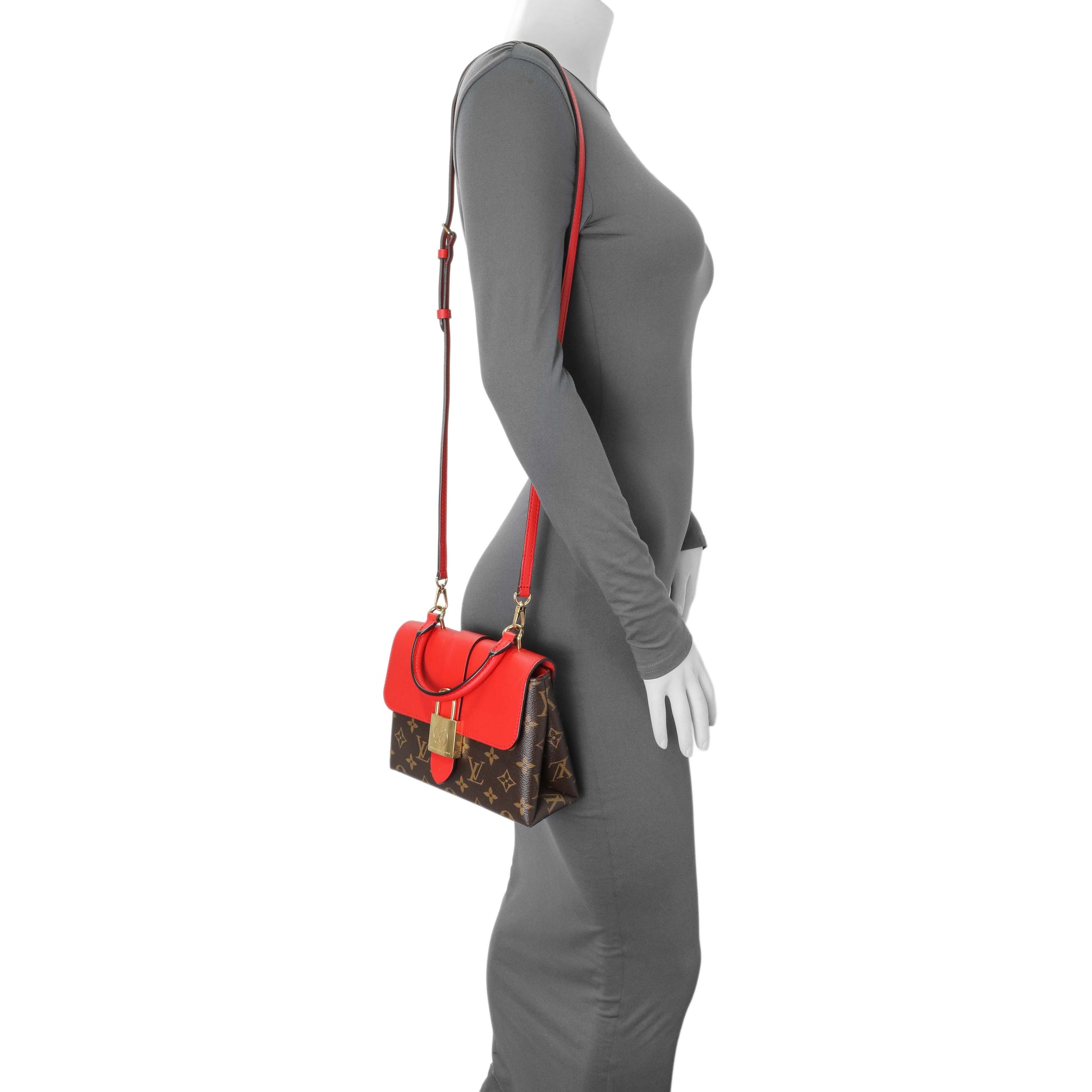 Exclusive Louis Vuitton Monogram Coquelicot Locky BB — Alternate View 13