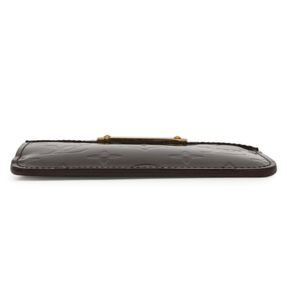 Exclusive Louis Vuitton Amarante Vernis Key Pouch — Back View