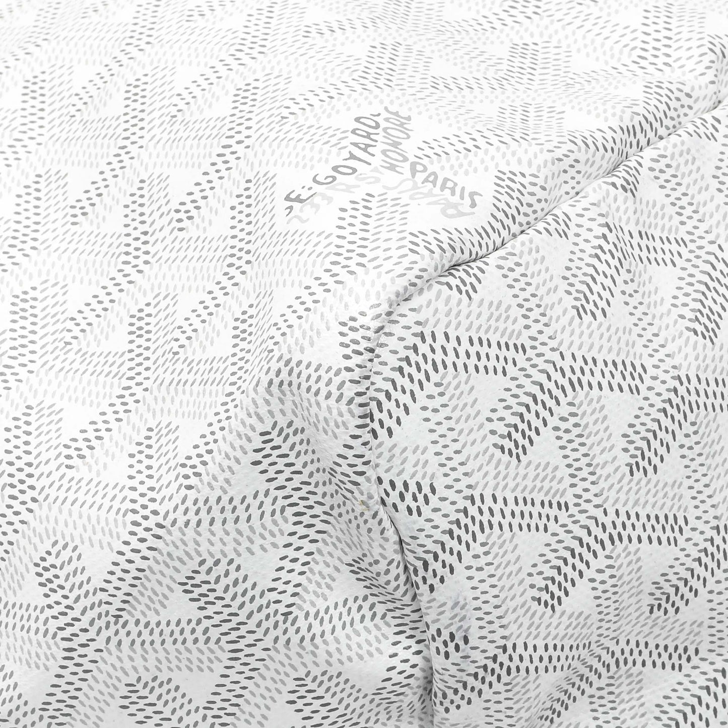 Exclusive Goyard White Goyardine Saint Louis PM — Top View