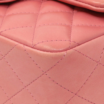 Exclusive Chanel Pink Quilted Lambskin Mini Rectangular Flap — Detail View