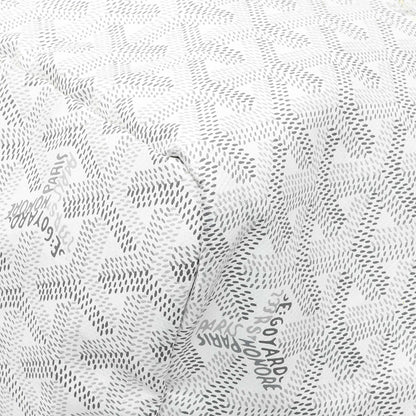 Exclusive Goyard White Goyardine Saint Louis PM — Detail View
