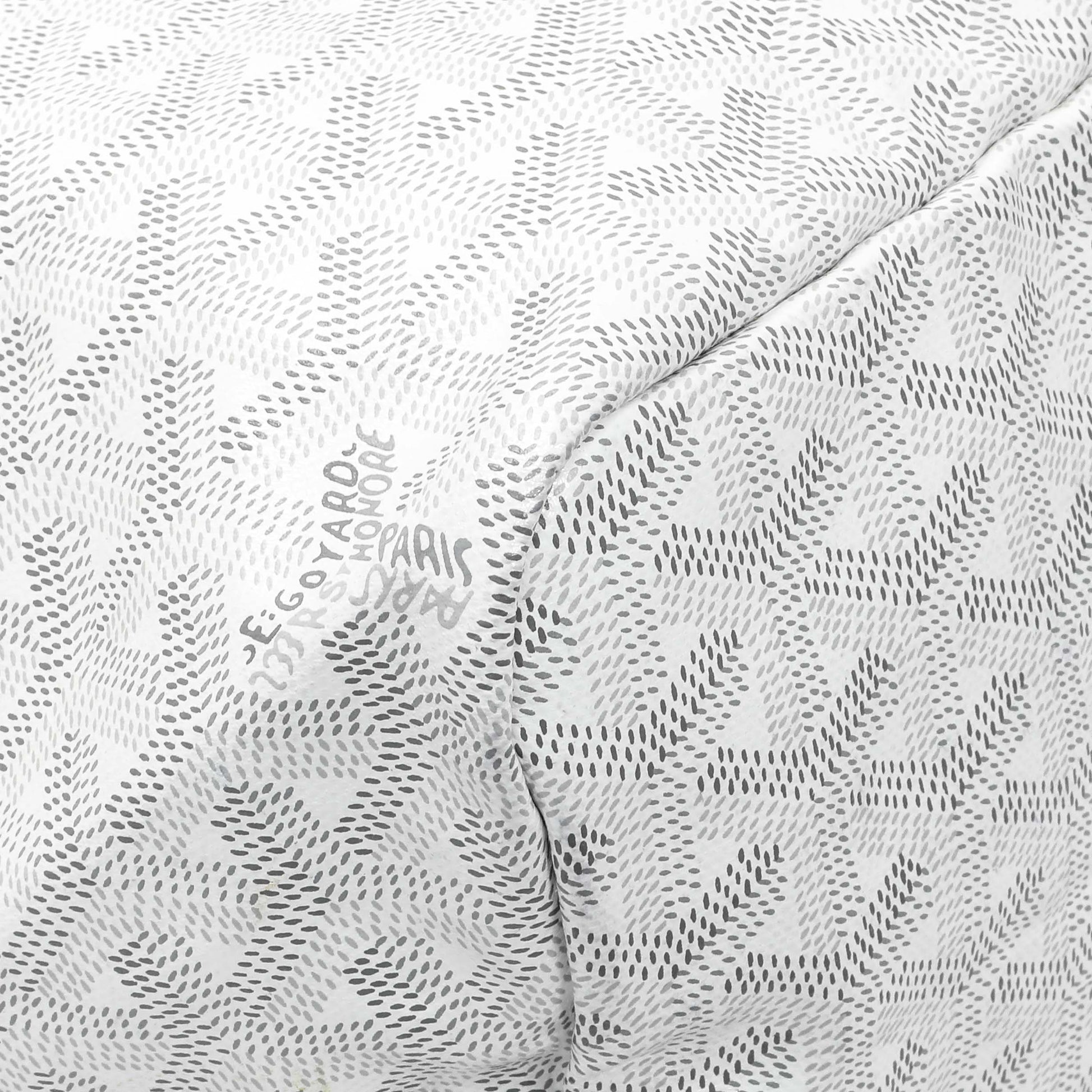Exclusive Goyard White Goyardine Saint Louis PM — Lifestyle View