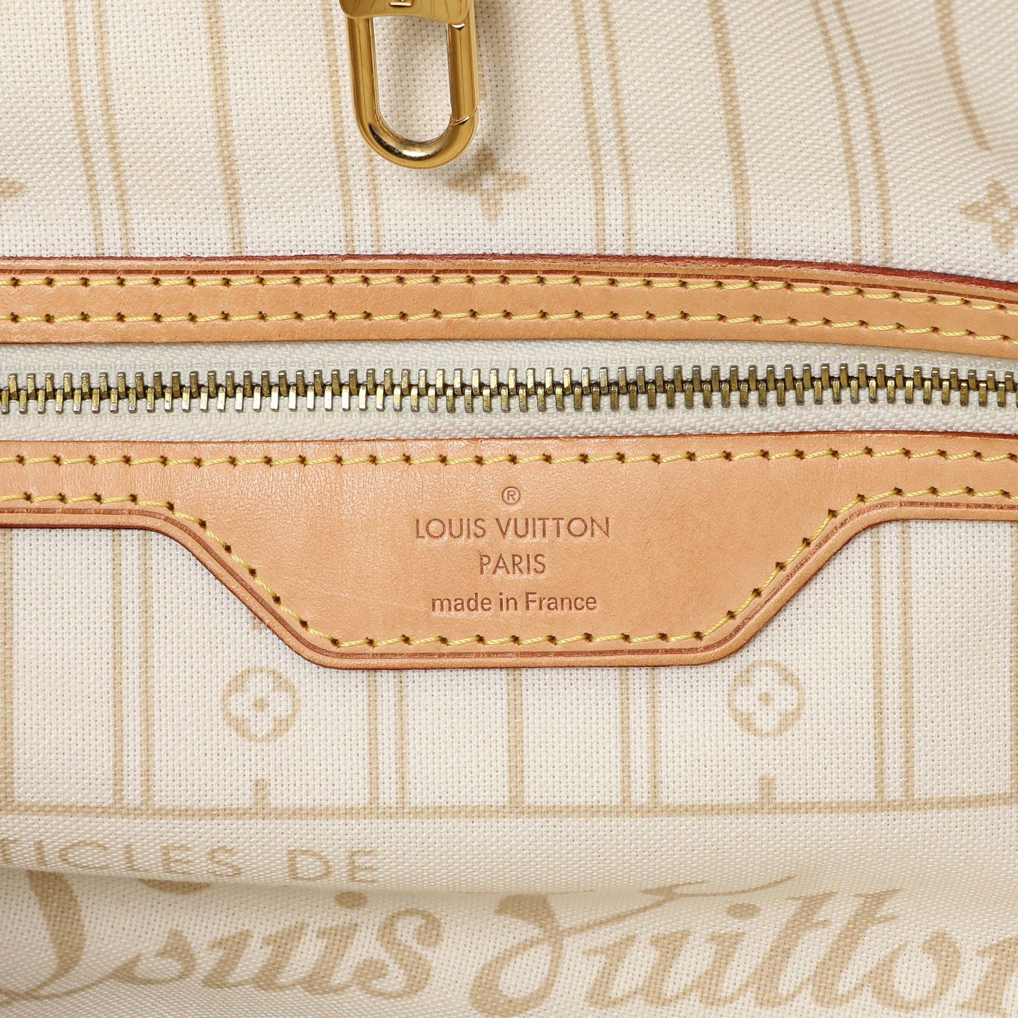 Exclusive Louis Vuitton Damier Azur Neverfull MM — Alternate View 9