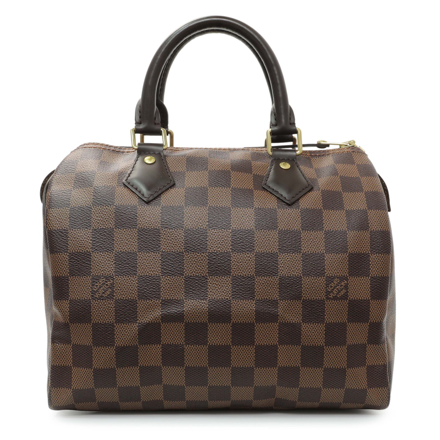 Exclusive Louis Vuitton Damier Ebene Speedy 25 — Front View