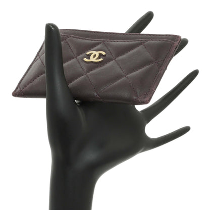 Exclusive Chanel Purple Lambskin Quilted Card Holder — Alternate View 12
