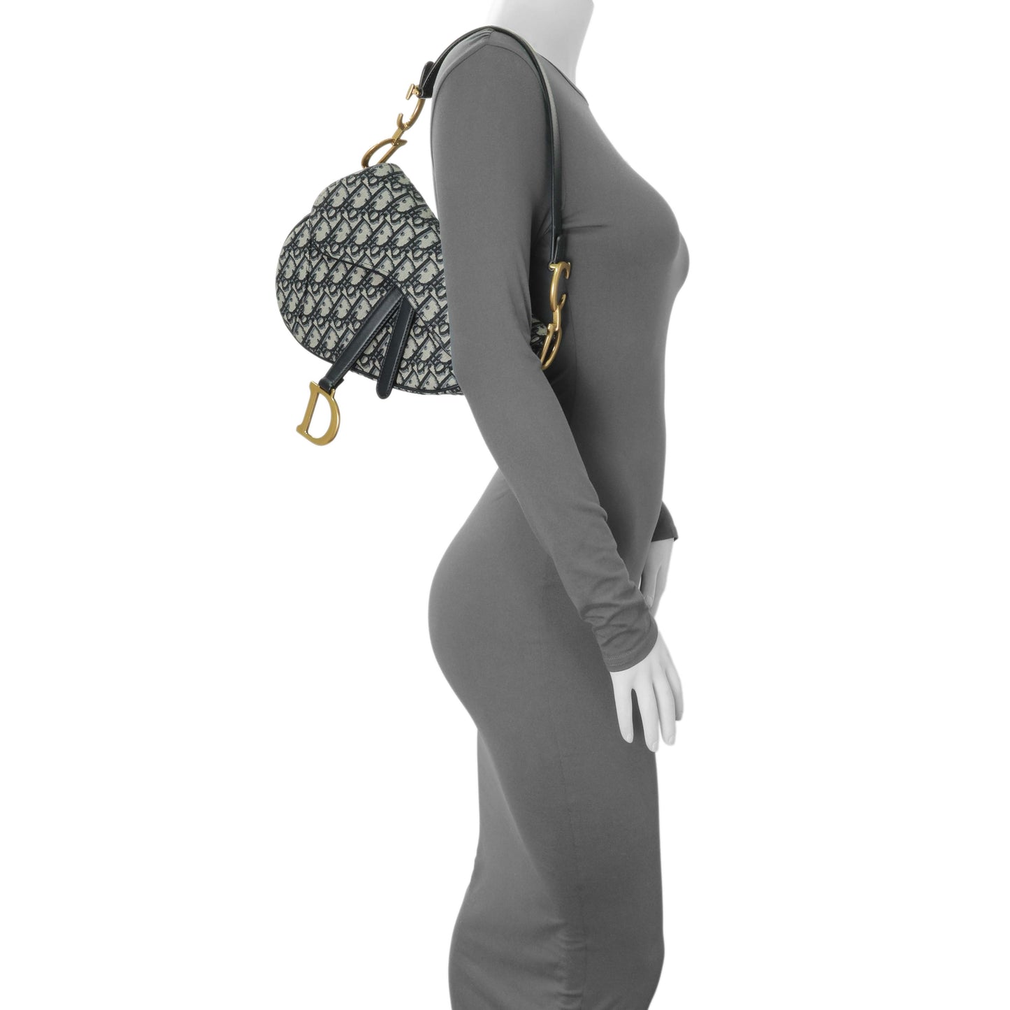 Exclusive Christian Dior Oblique Saddle Bag — Alternate View 7
