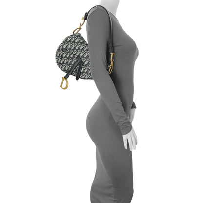 Exclusive Christian Dior Oblique Saddle Bag — Alternate View 7
