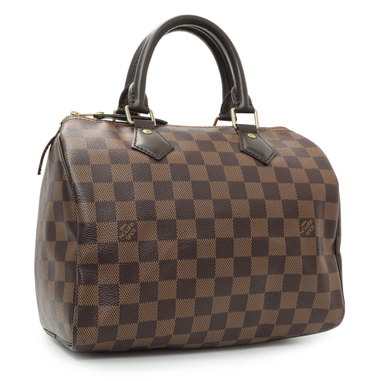 Exclusive Louis Vuitton Damier Ebene Speedy 25 — Side View