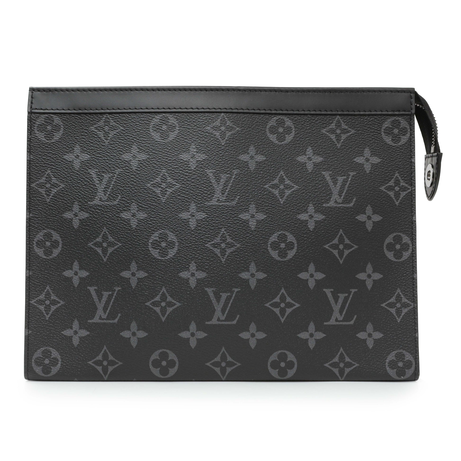 Exclusive Louis Vuitton Monogram Eclipse Pochette Voyage MM — Front View