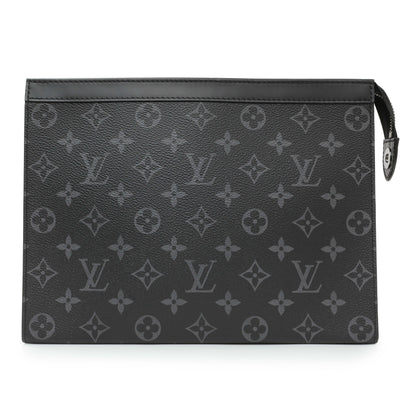 Exclusive Louis Vuitton Monogram Eclipse Pochette Voyage MM — Front View