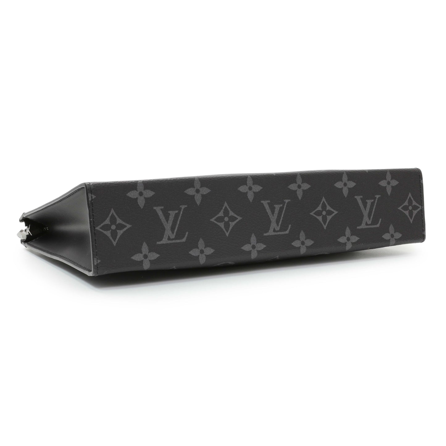 Exclusive Louis Vuitton Monogram Eclipse Pochette Voyage MM — Back View