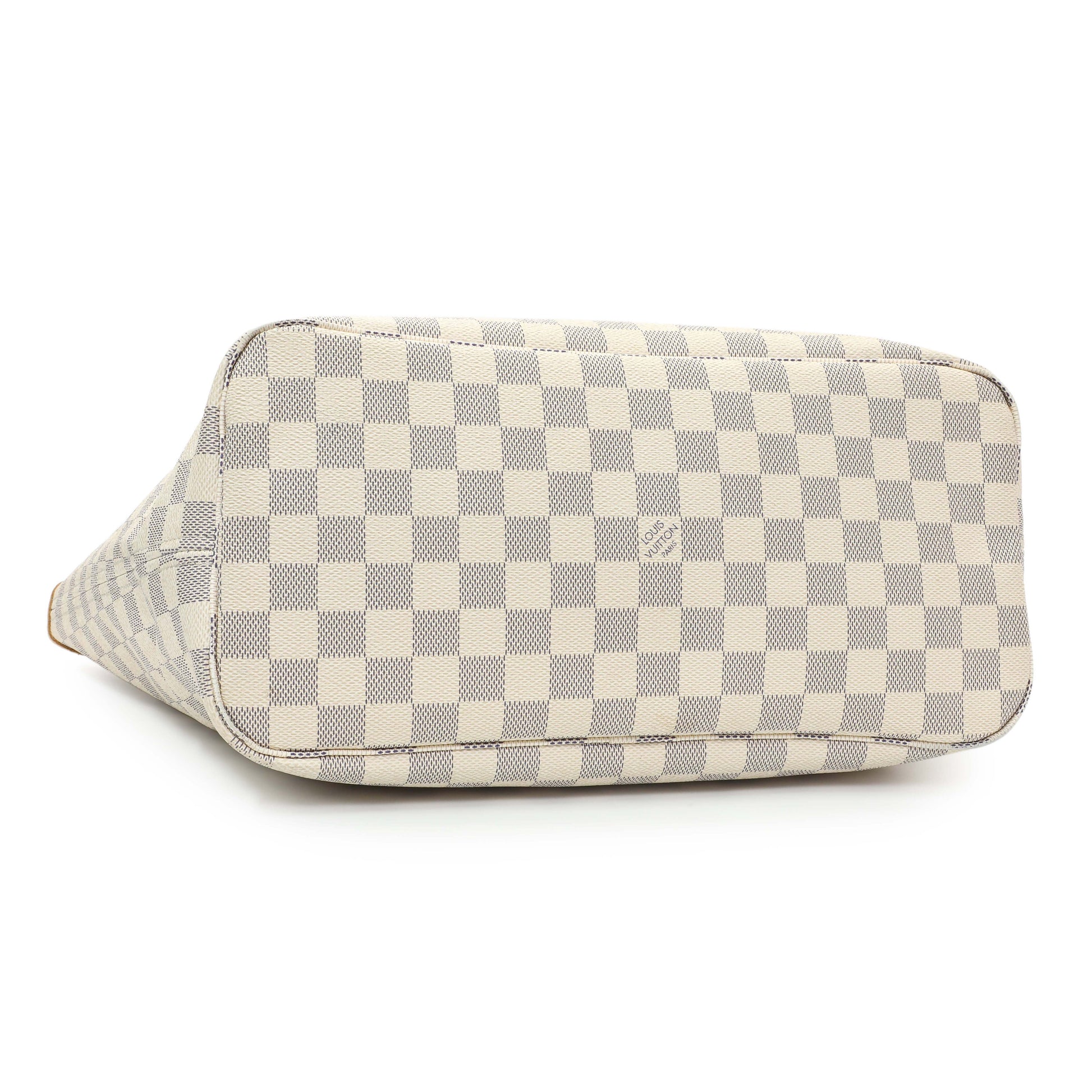 Exclusive Louis Vuitton Damier Azur Neverfull MM — Back View