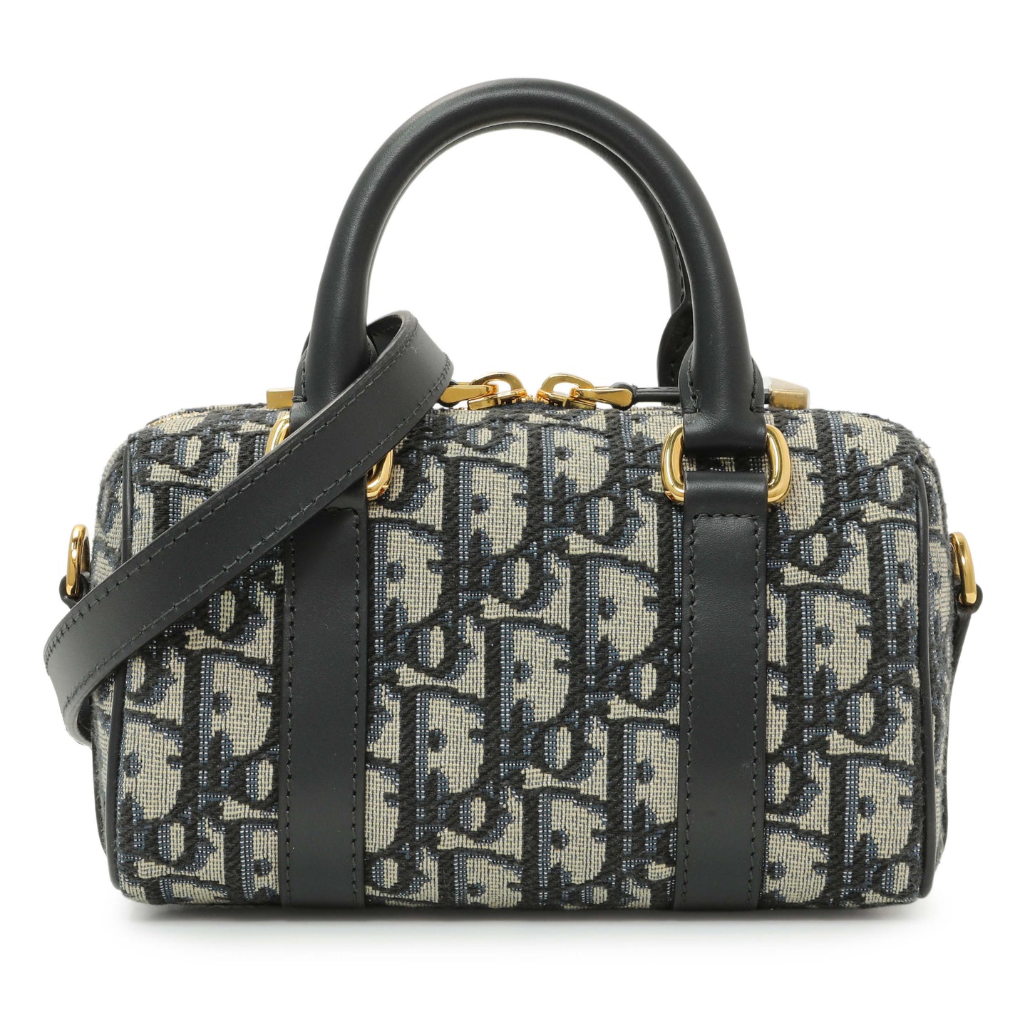 Exclusive Christian Dior Oblique Nano Groove 17 Bag — Front View