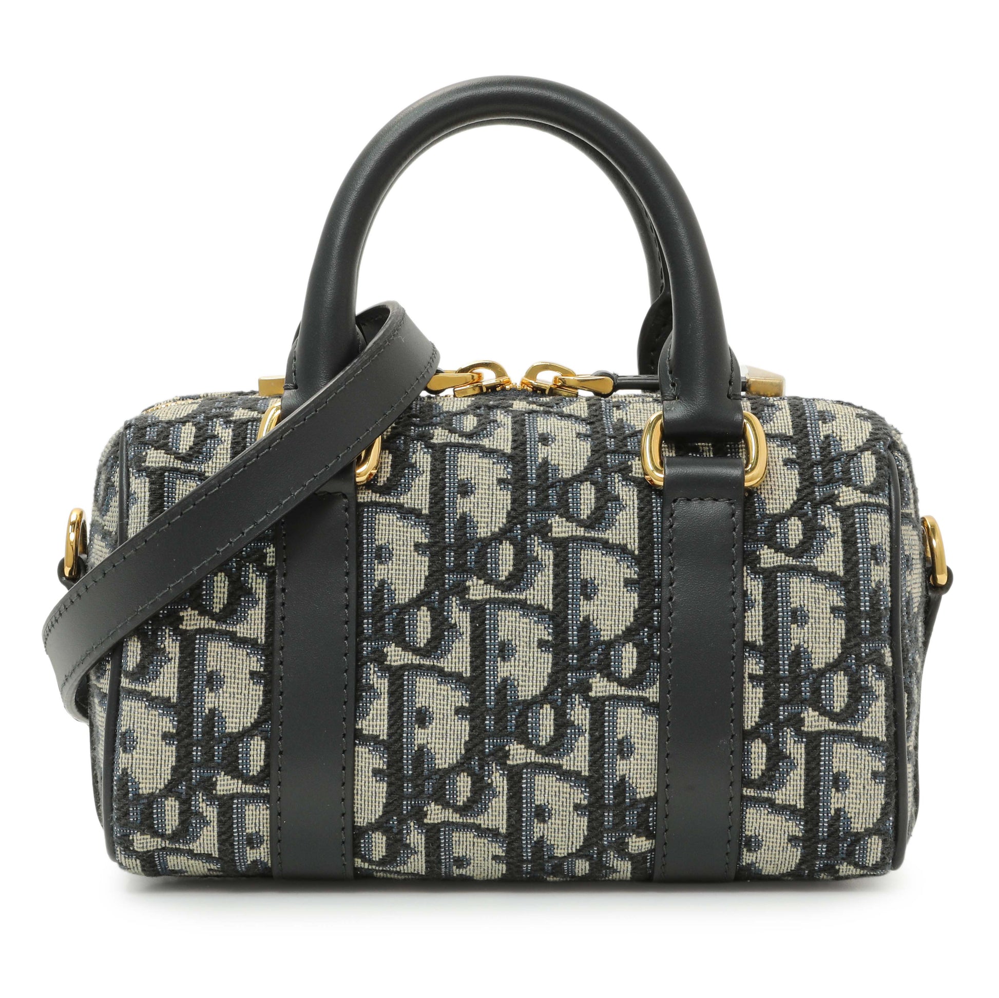 Exclusive Christian Dior Oblique Nano Groove 17 Bag — Front View