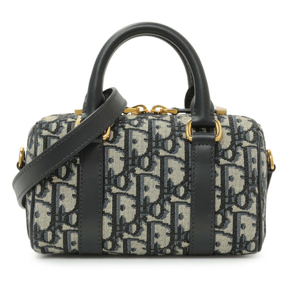 Exclusive Christian Dior Oblique Nano Groove 17 Bag — Front View