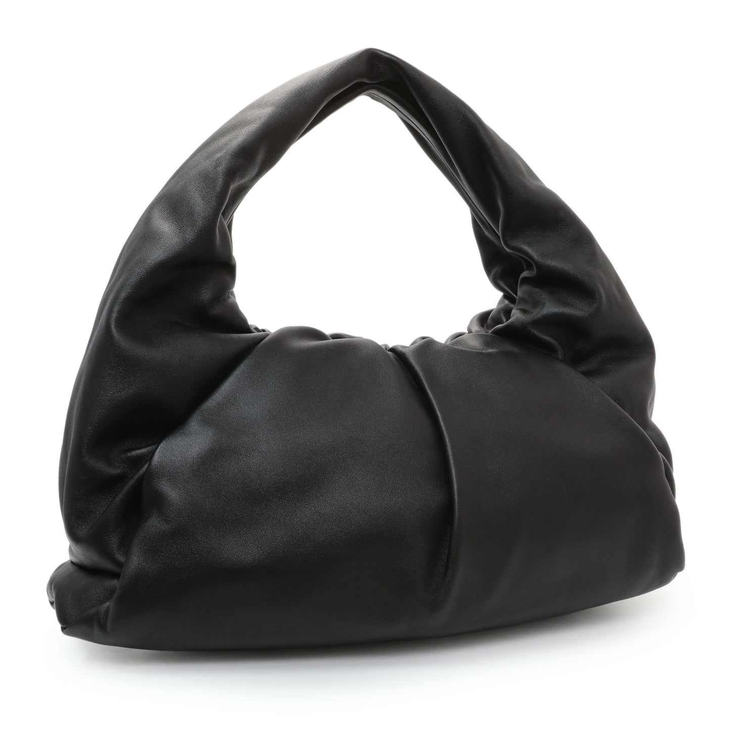 Exclusive Bottega Veneta Black Smooth Butter Calfskin Small The Shoulder Pouch — Side View