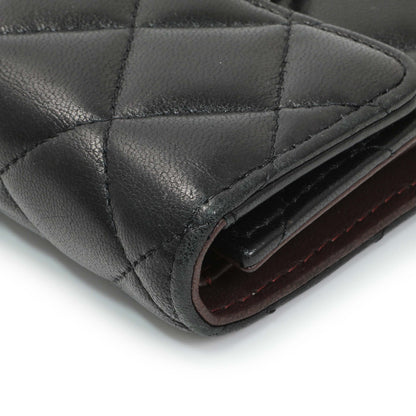 Exclusive Chanel Black Quilted Lambskin Small Flap Wallet — Alternate View 7