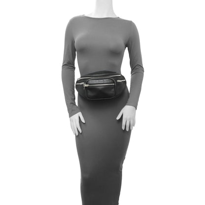 Exclusive Alexander Wang Black Lambskin Attica Belt Bag — Alternate View 8