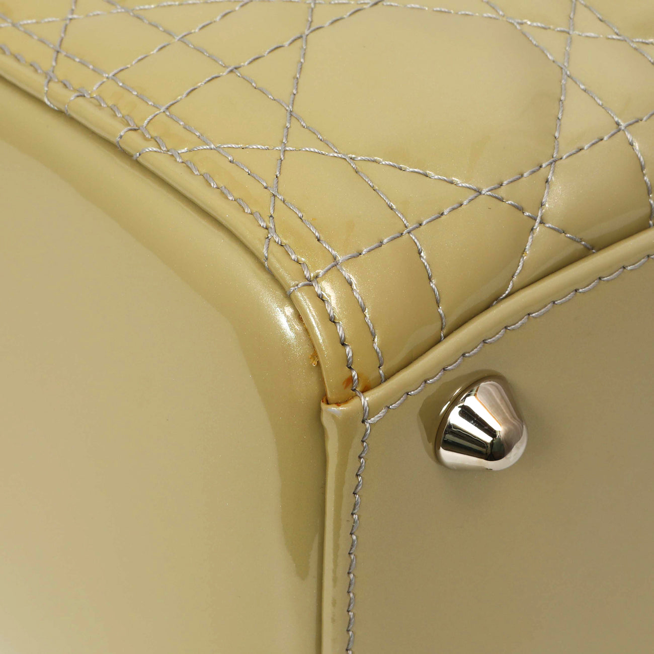 Exclusive Christian Dior Patent Cannage Large Lady Dior — Lifestyle View