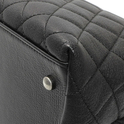 Exclusive Chanel Black Quilted Goatskin Small CC University Shopping Tote — Alternate View 7