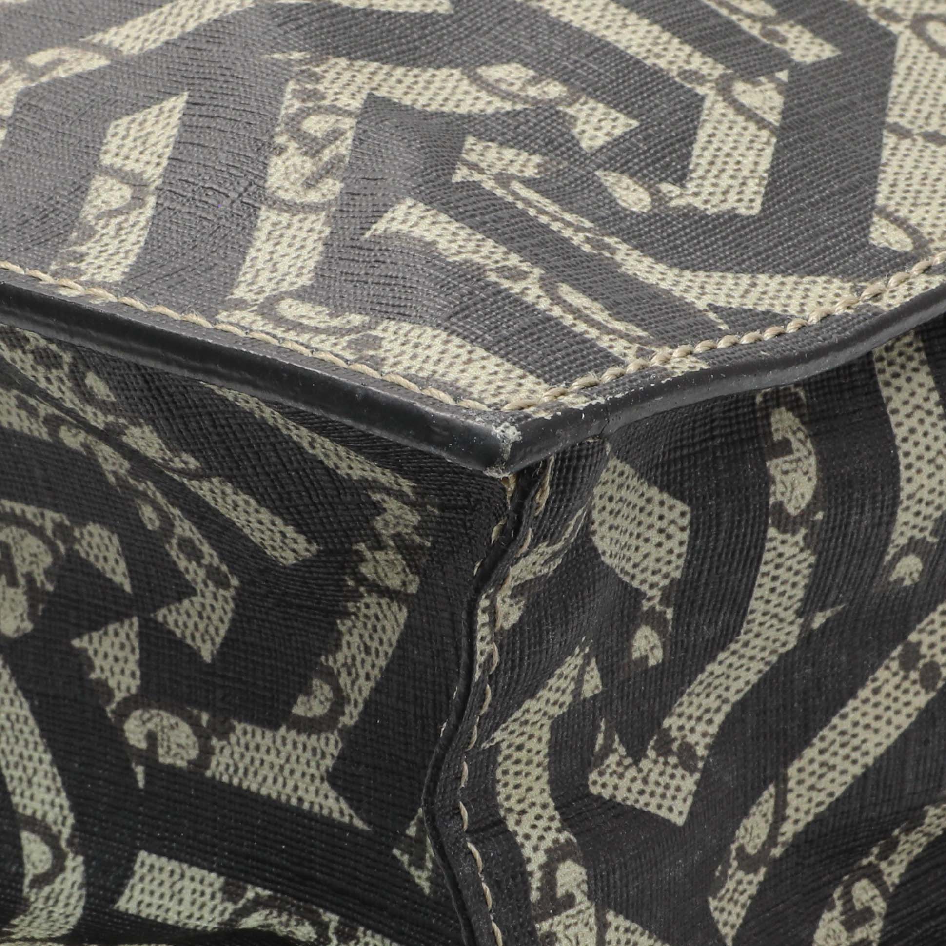 Exclusive Gucci Convertible Soft Open Caleido GG Coated Canvas tote bag — Top View