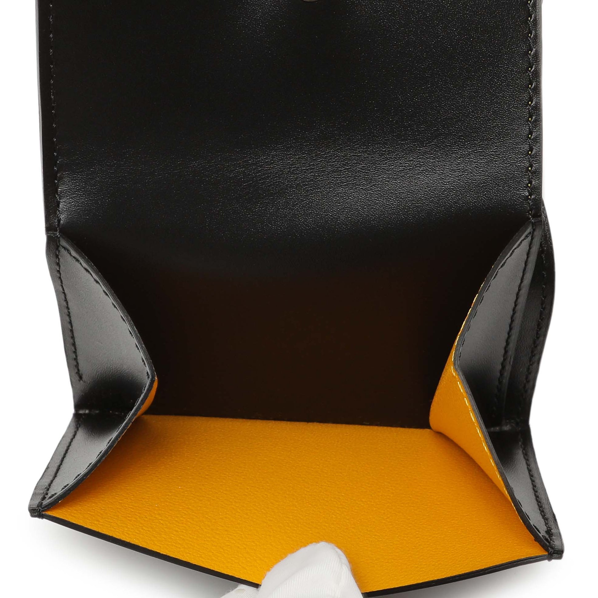 Exclusive Goyard Black Goyardine Marigny Coin Purse Wallet — Detail View