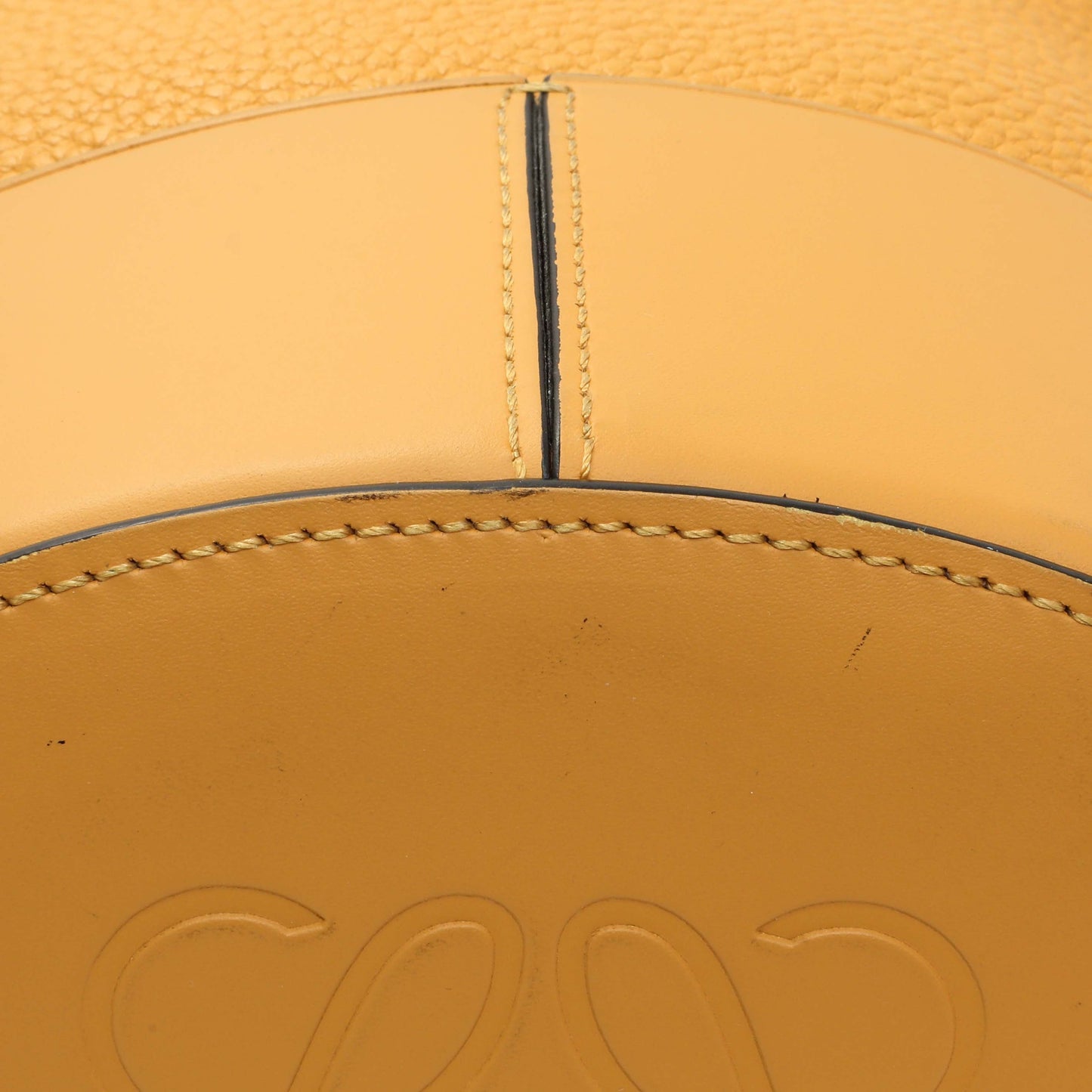 Exclusive Loewe Yellow Calfskin Medium Balloon Bucket Bag — Alternate View 7