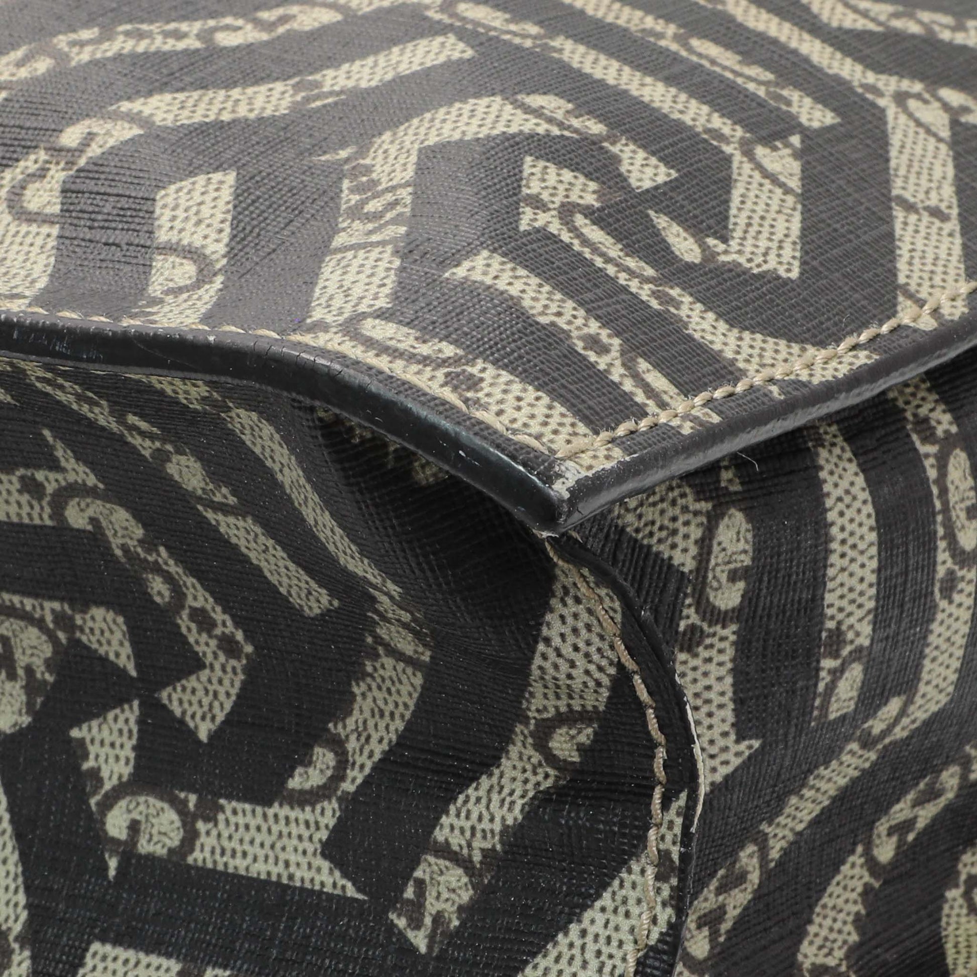 Exclusive Gucci Convertible Soft Open Caleido GG Coated Canvas tote bag — Lifestyle View